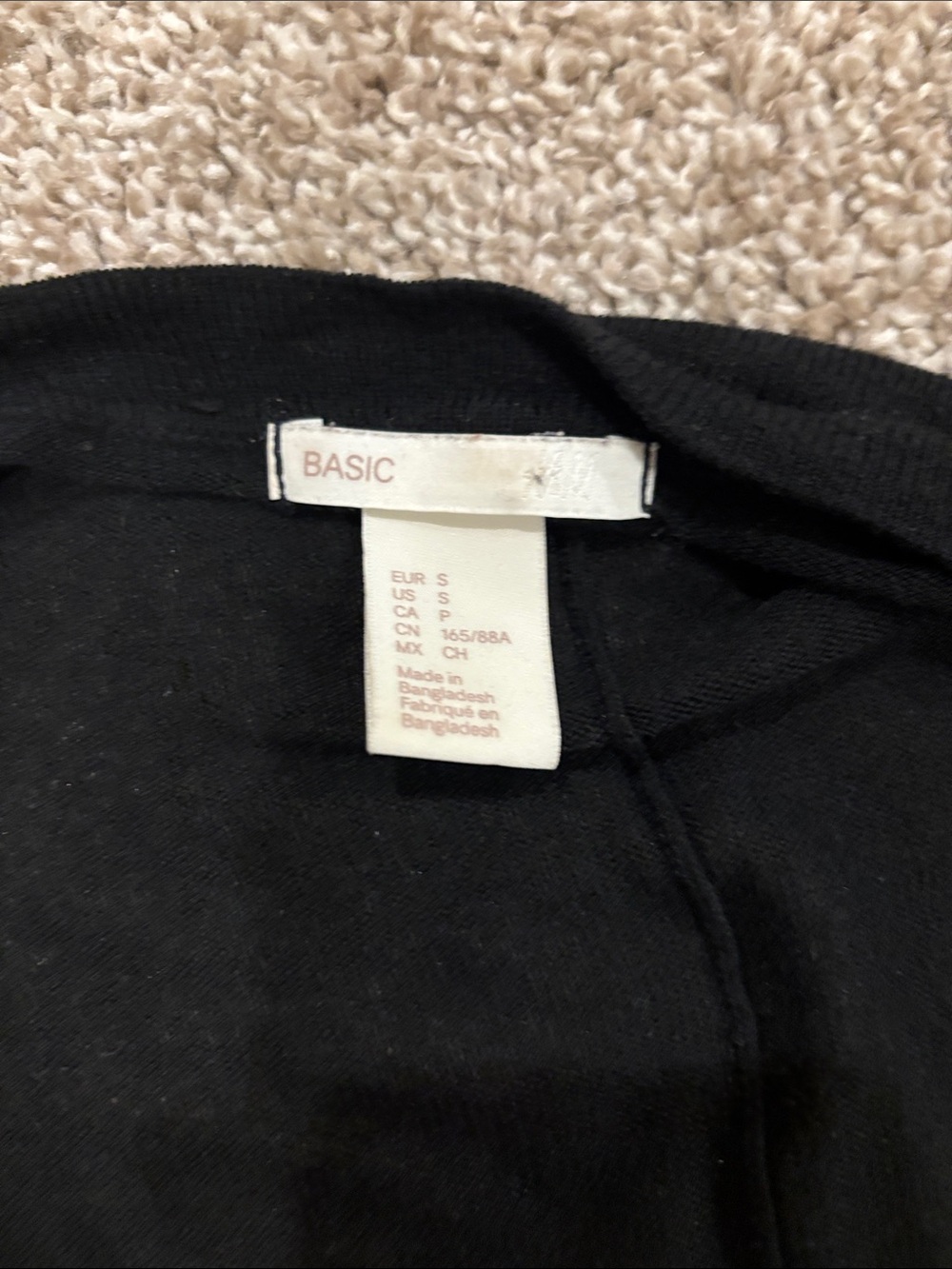 H&M Black Crew Neck Women's Sweater